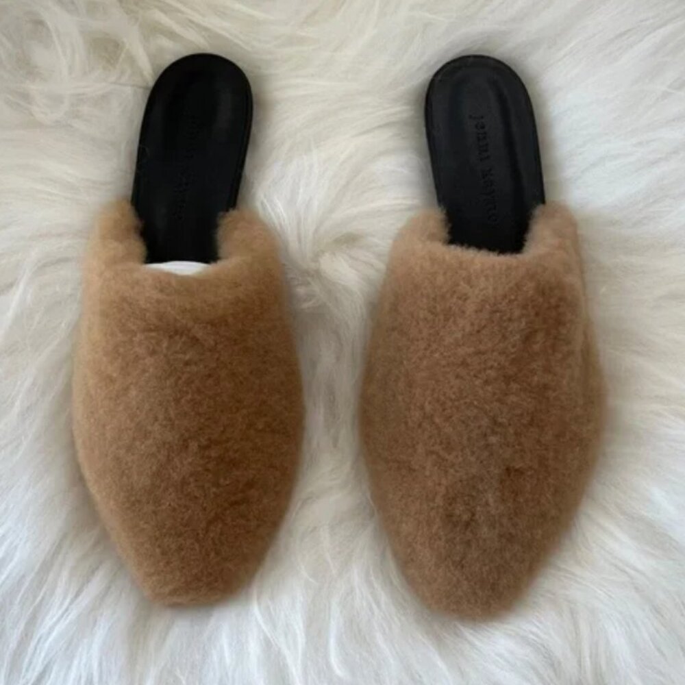 Jenni Kayne Shearling Mules, Like New